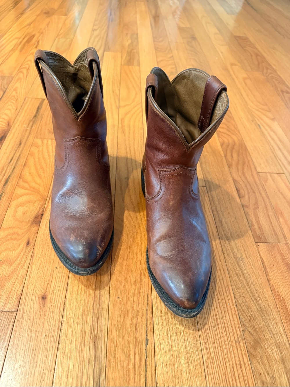 Women’s FRYE Brown Leather Western Boots